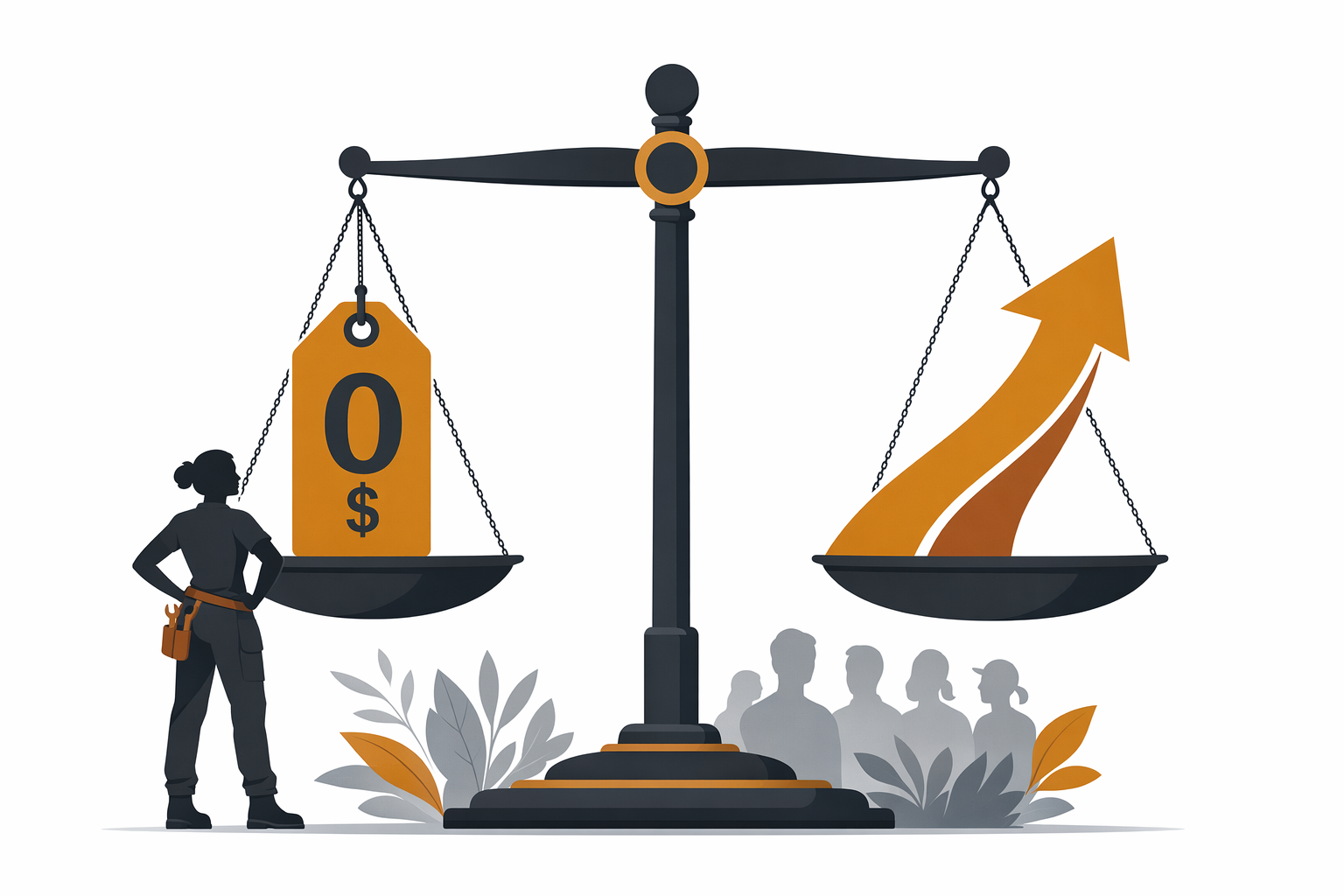Illustration for How much does an employment lawyer cost?